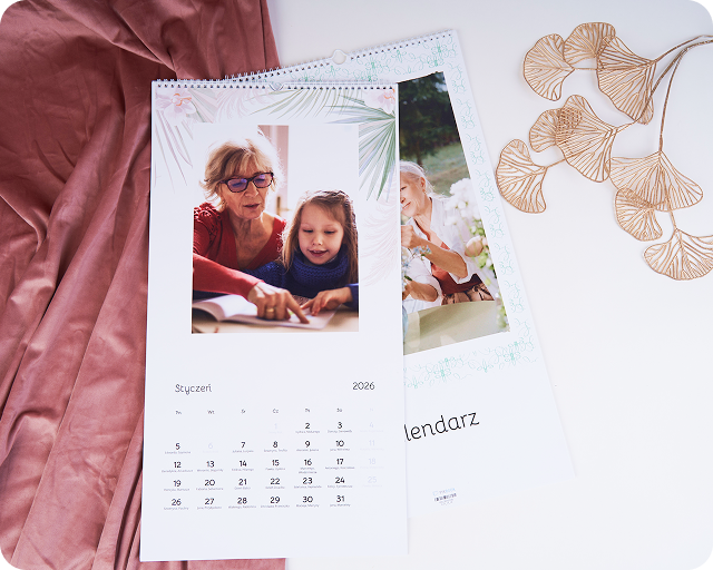 Zestaw dwóch fotokalendarzy XL