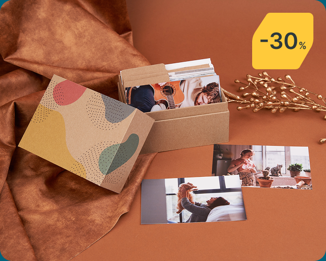 300 odbitek 10x15  z pudełkiem w łaty